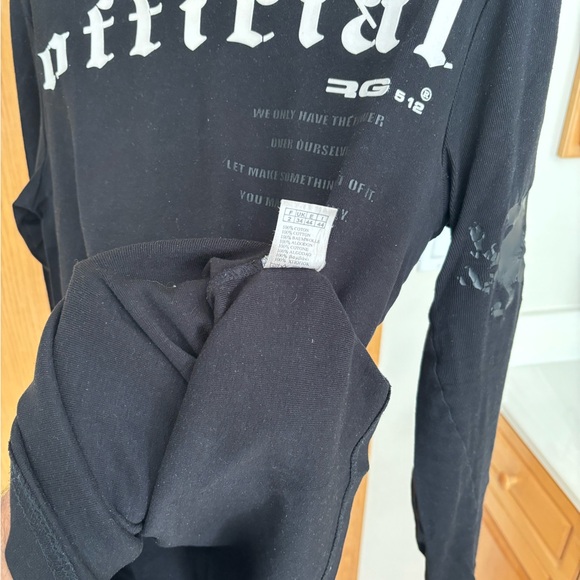 RG512 BLACK LONG SLEEVE SHIRT - Size Small - Picture 8 of 8